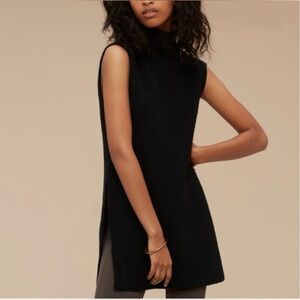 Wilfred Durandal Sleeveless Turtleneck Sweater 100% wool